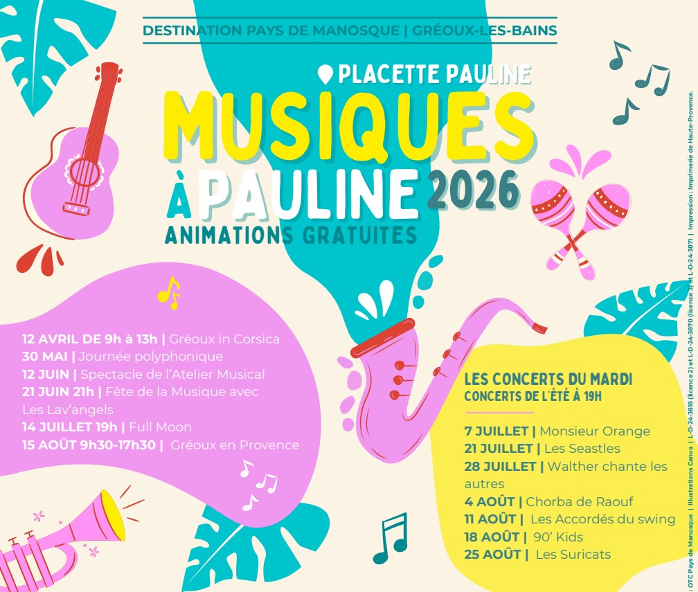 Programme des manifestations