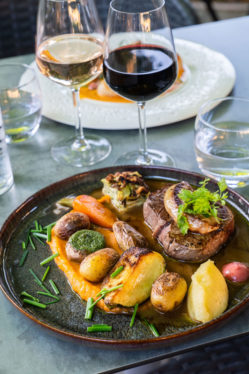 Filet de boeuf, escalope de foie gras