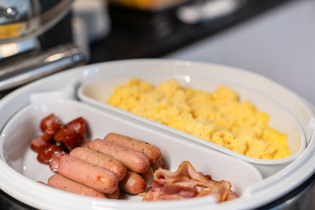 oeuf et saucisse