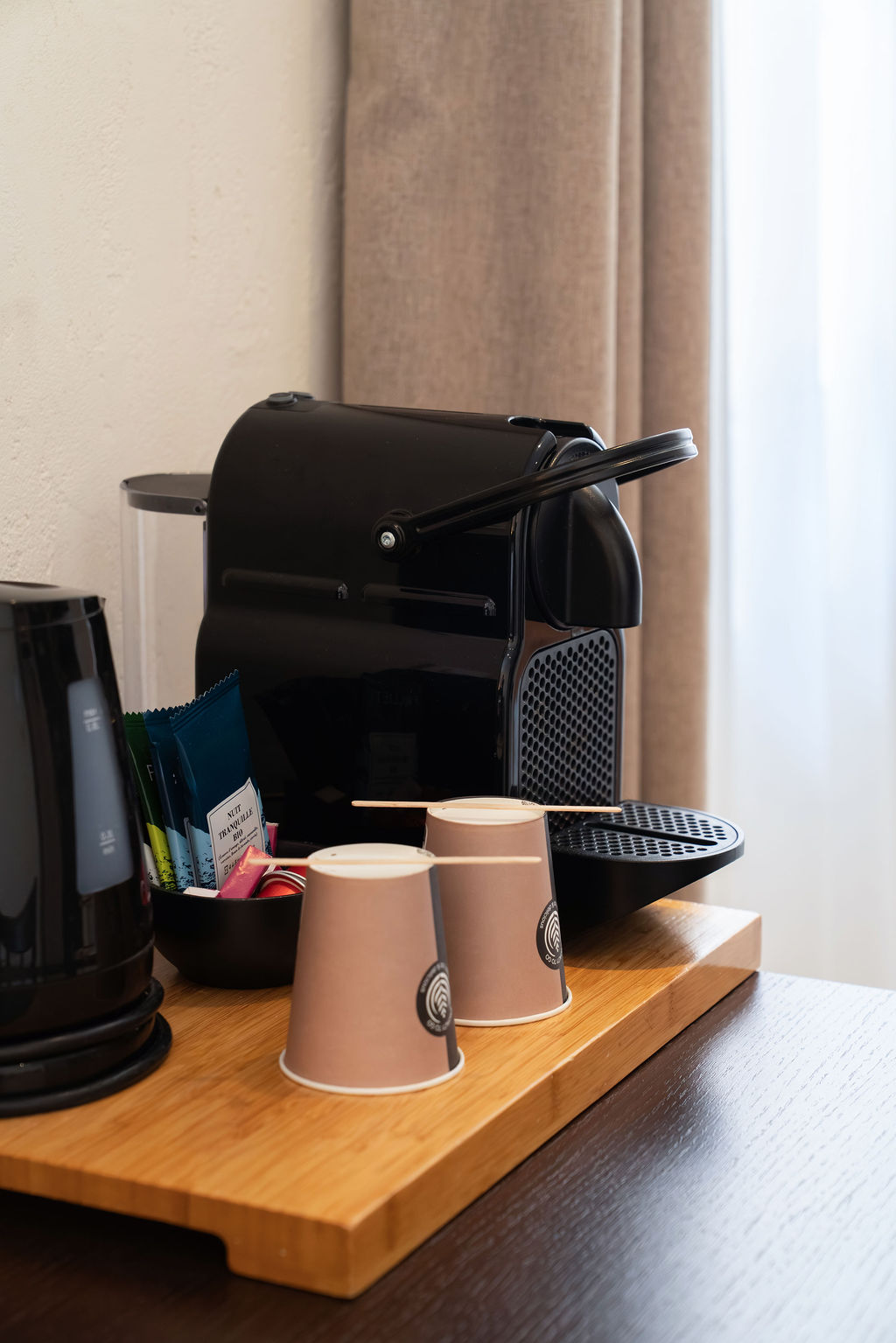plateau de courtoisie nespresso chambre supérieure